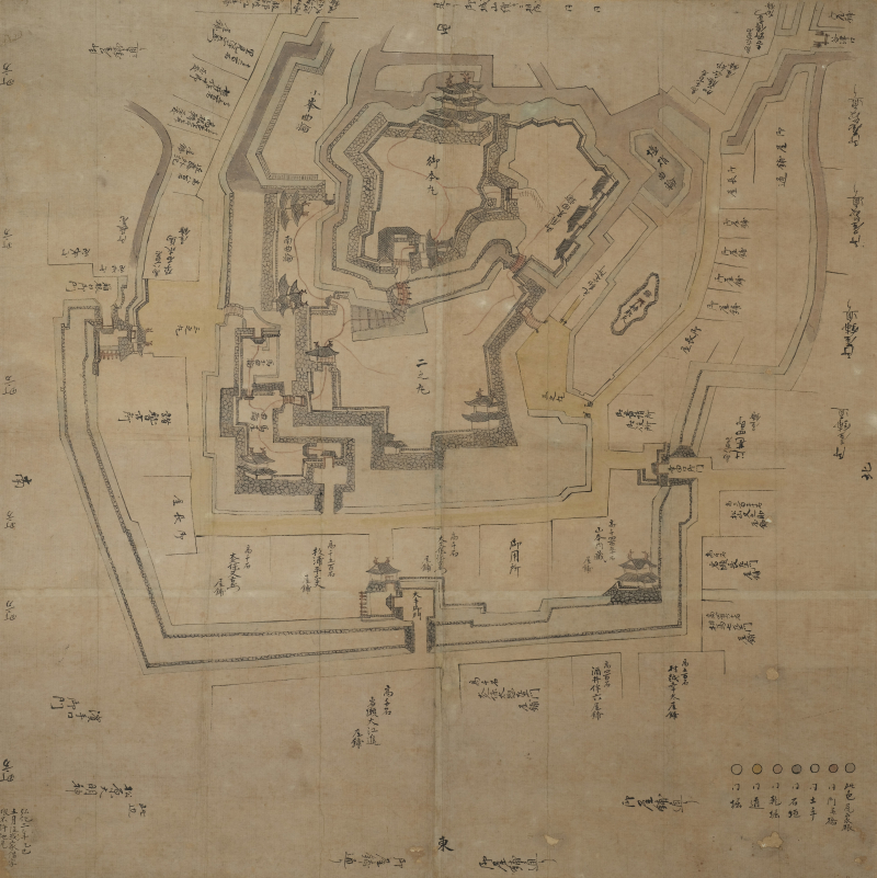 小田原城絵図 弘化図（おだわらじょうえず こうかず）｜おだわらデジタルミュージアム